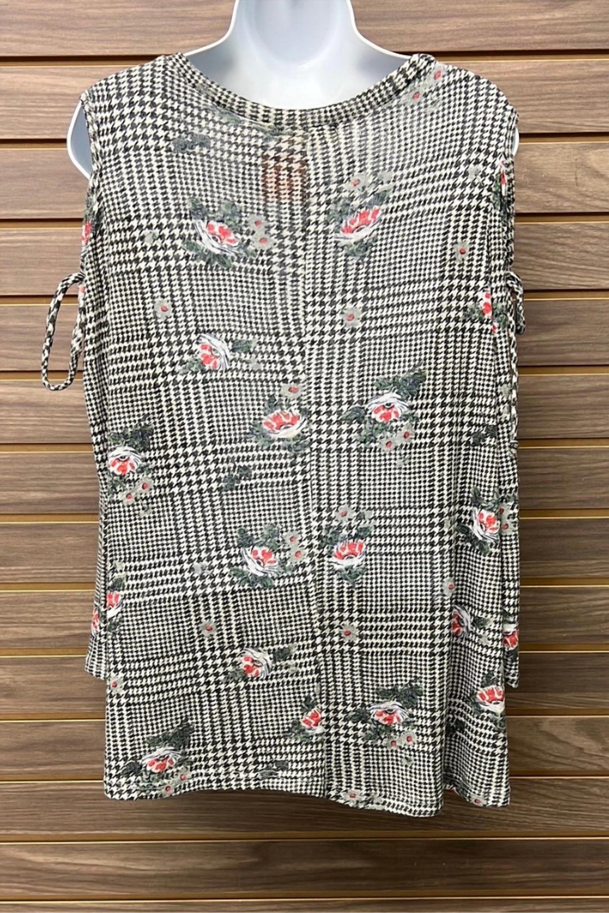 Women's Cold Shoulder Floral Top