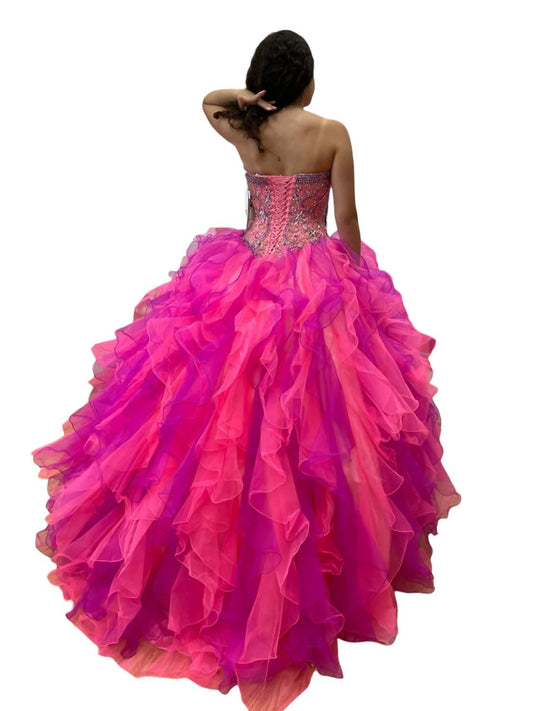Strapless Quinceañera Dress