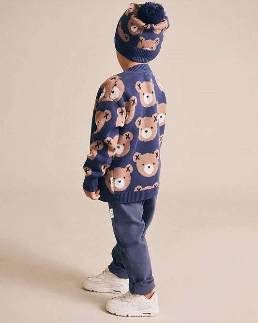 Boy's Huxbear Knit Cardigan