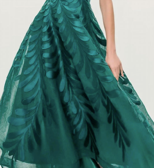 Bateau Neck High Low Formal Midi Dress