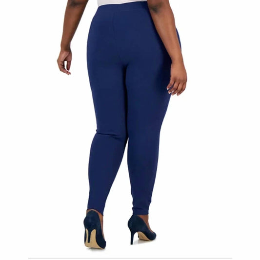 Women's Skinny Mid Rise Ponte Pants - Plus