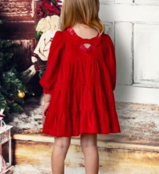 Girl's Noella Velvet Dress