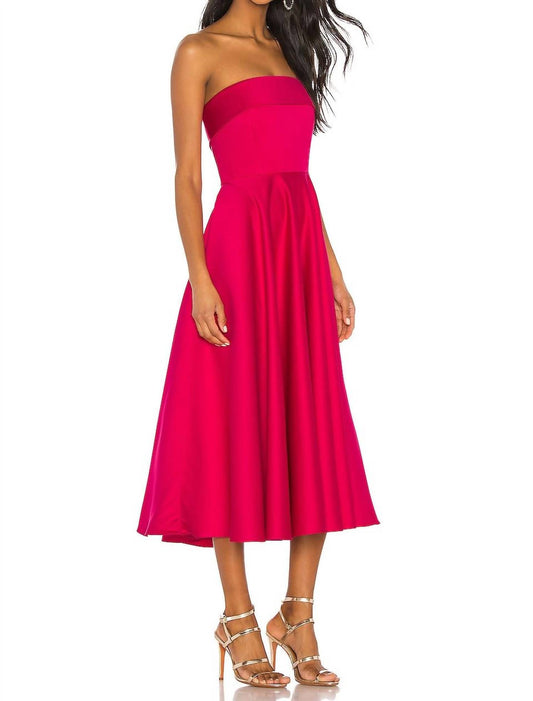 Pettigrew Strapless Midi Dress
