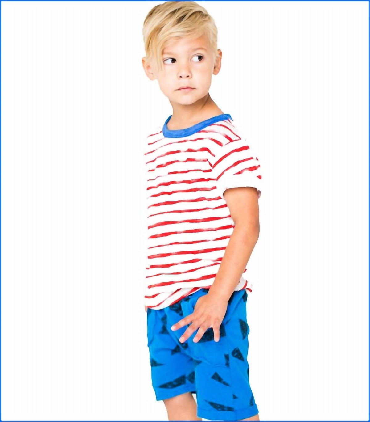 Kids Davis Stripe Tee