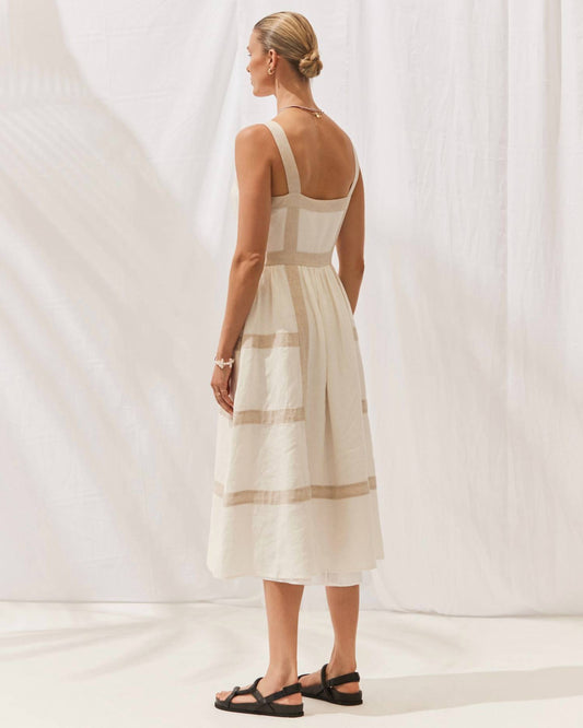 Fitted Bodice Midi Dress
