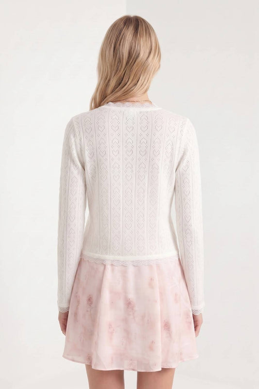 Audrey Long Sleeve V-neck Cardigan
