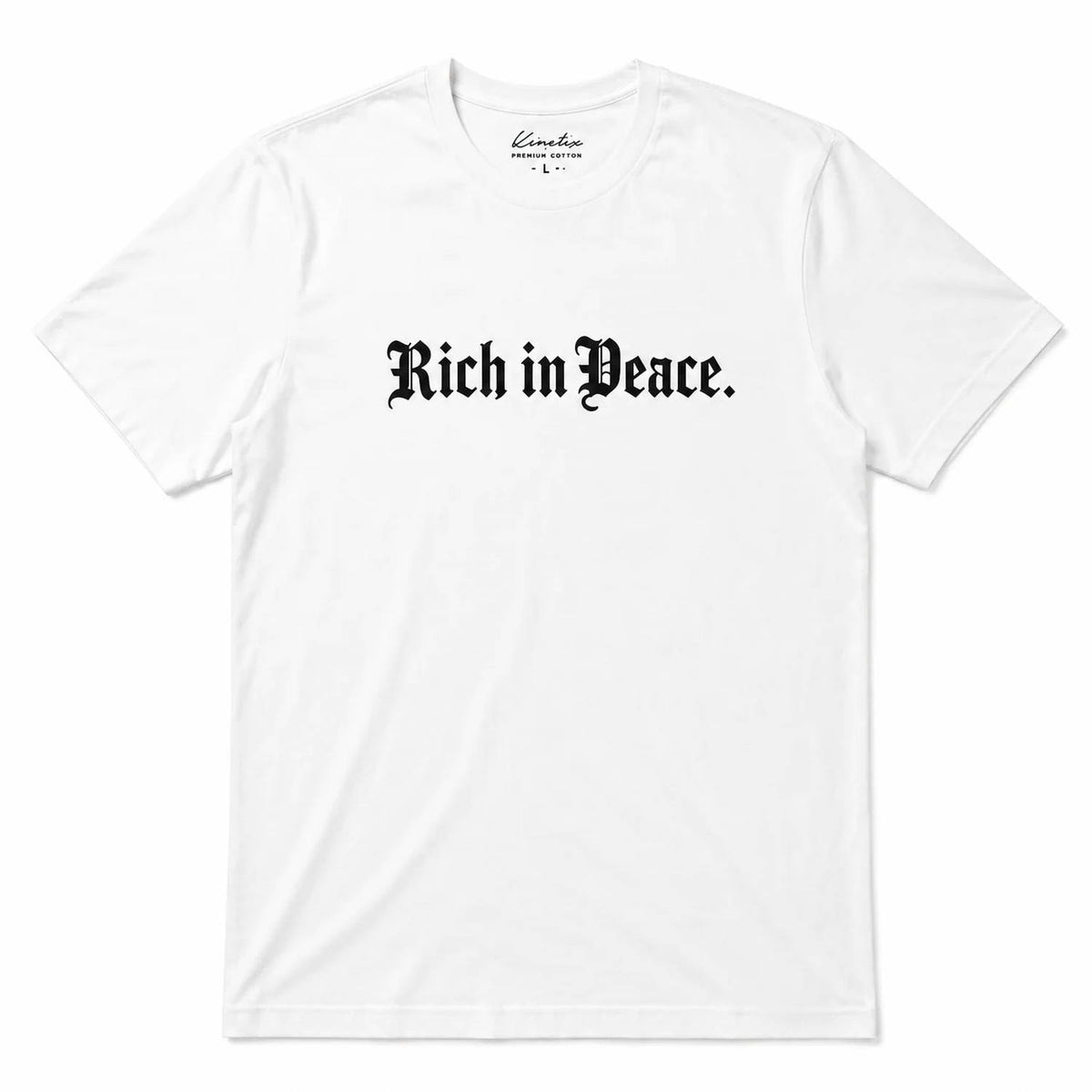 Rich In Peace Organic Tee