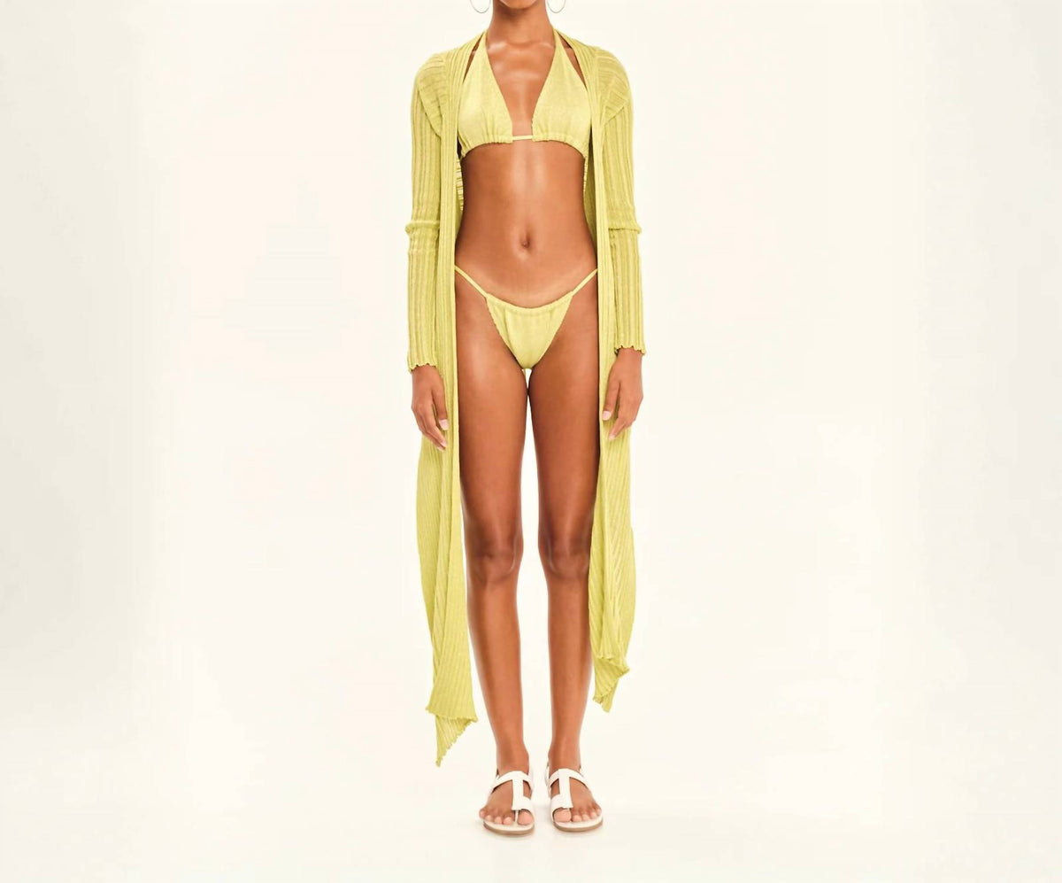 Lurex Knitted Cardigan