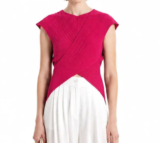 Seashells Knit Crossed Top