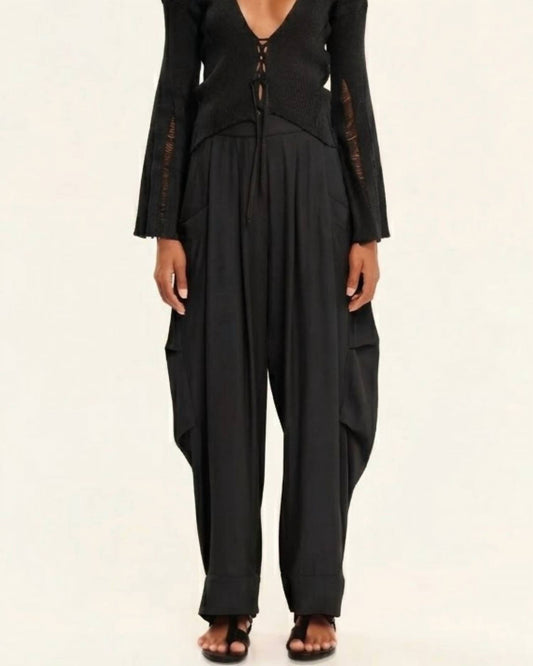 Secret Pleats Draped Trousers