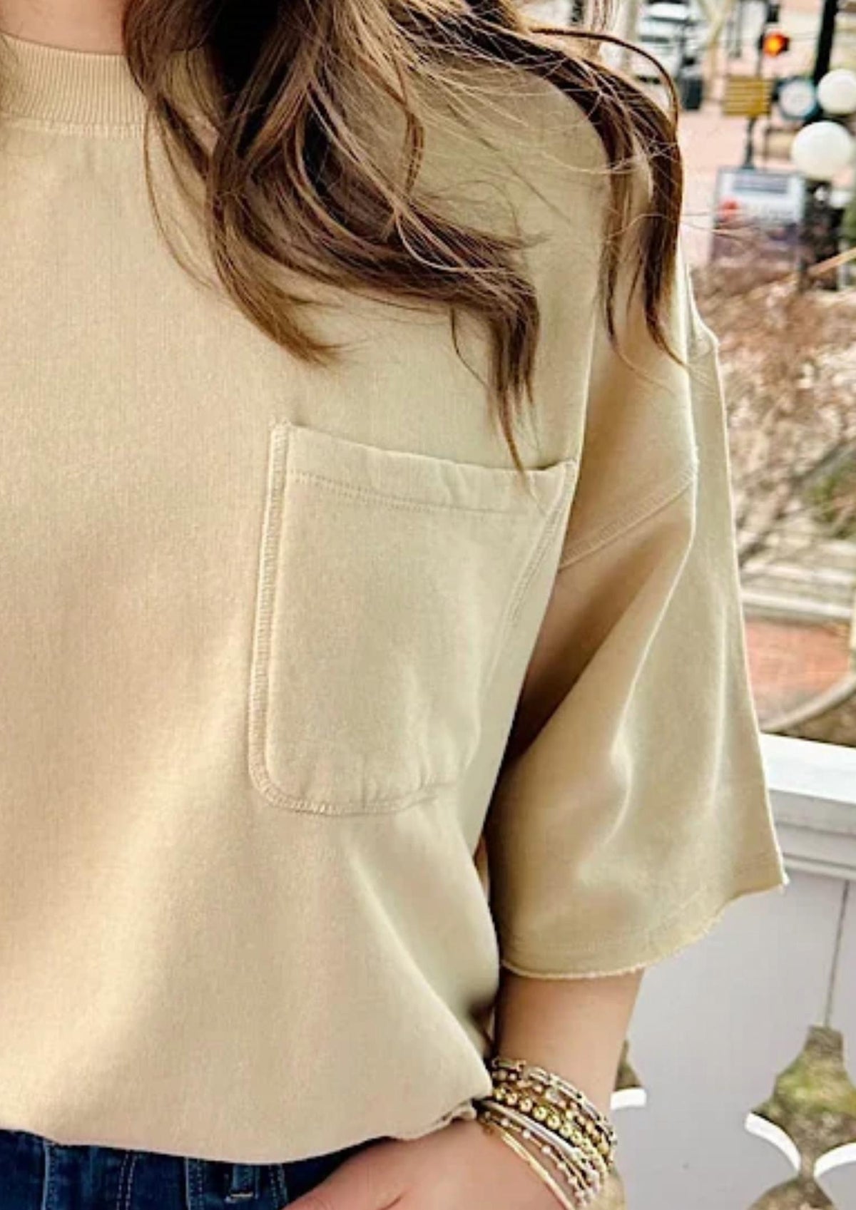 Raw Edge Sweatshirt