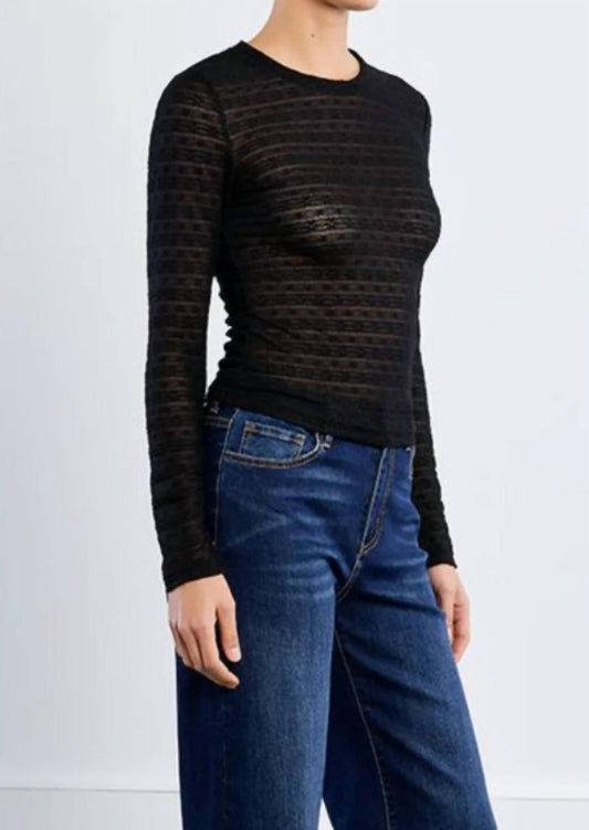 Lace Under Sweater
