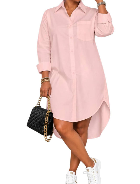 Jeweled Butterfly Statement Shirt Dress