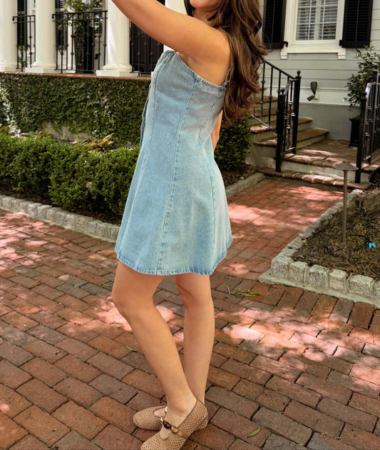 Maddie Bead Strap Mini Dress