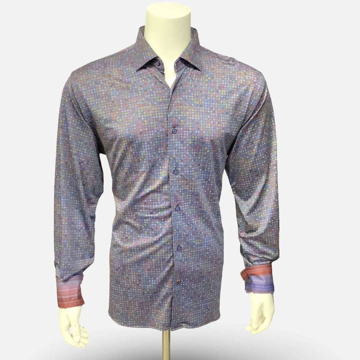 Men's Button Down Stretch Fashion Shirt
