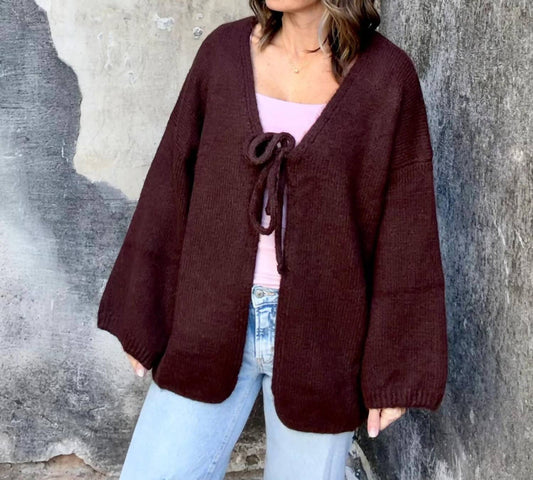 Oversized Knit Milo Cardigan