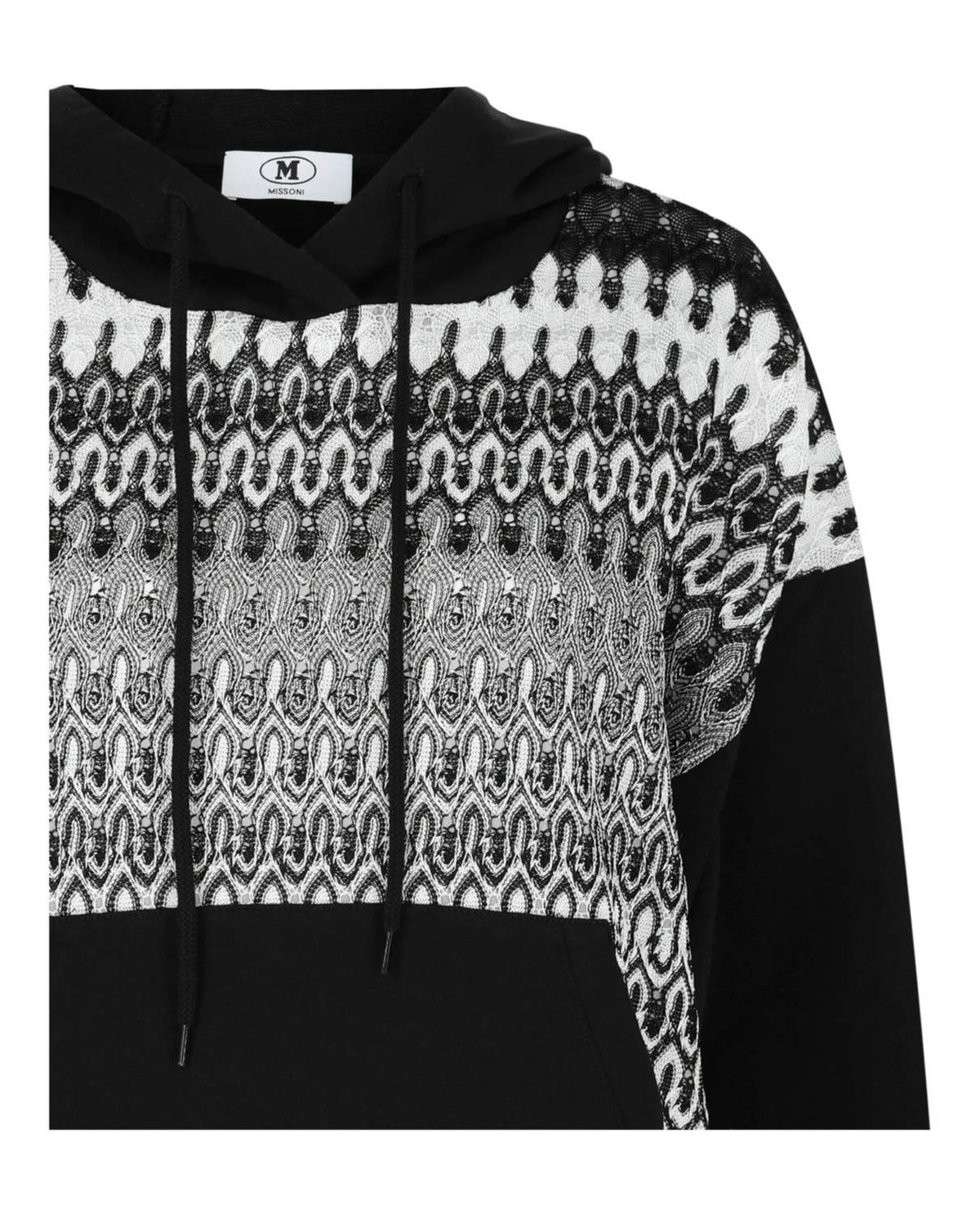Women's Embroidered Mesh Hoodie