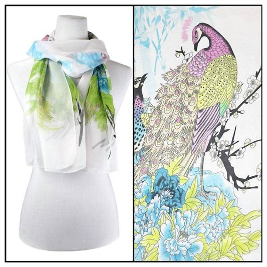 Magic Scarf Women's Silky Dress Scarf in Multicolor - view 2