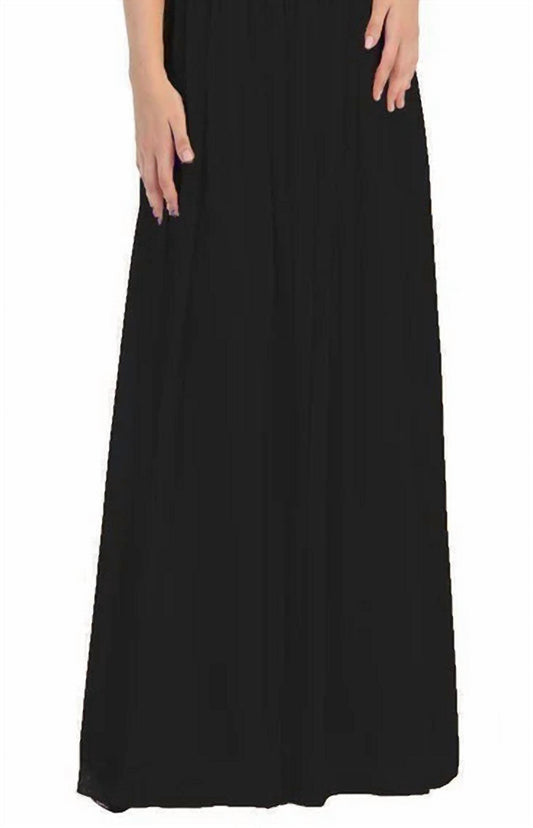 Strapless Bejeweled A-line Gown