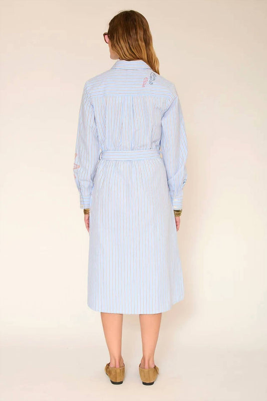 Ribel Striped Midi Dress
