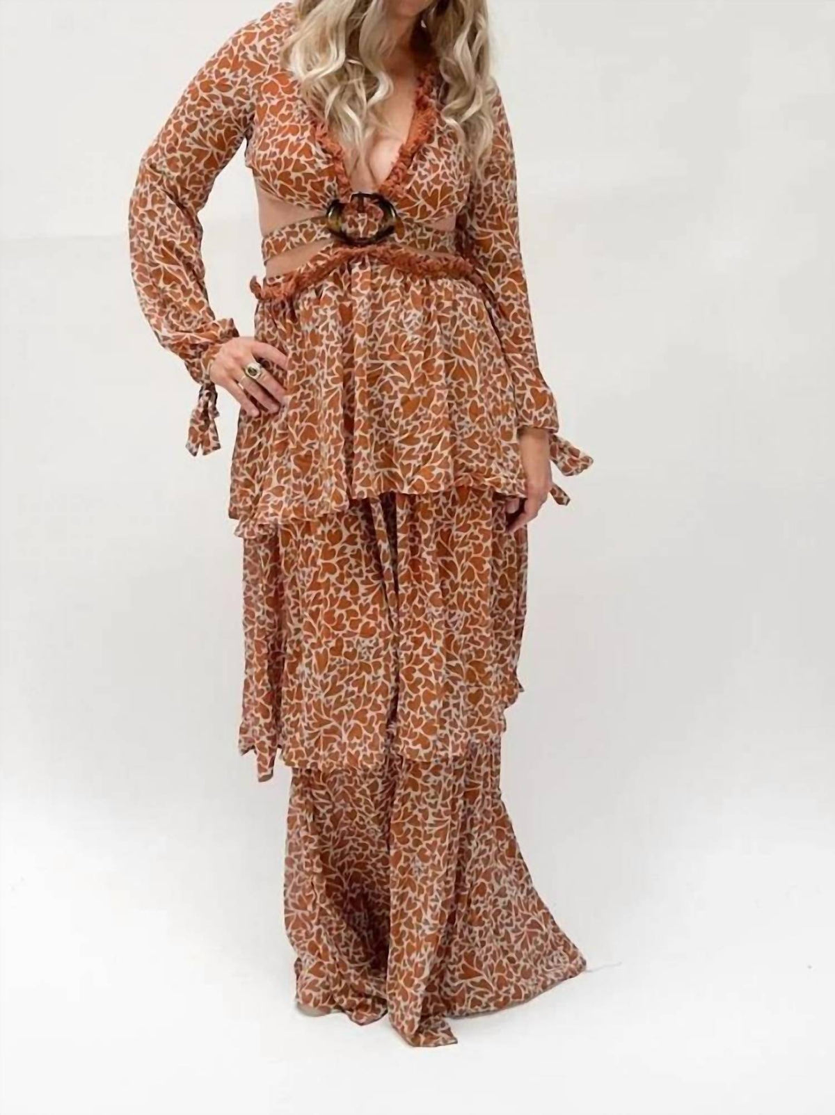 Cross Back Tie Maxi Dress
