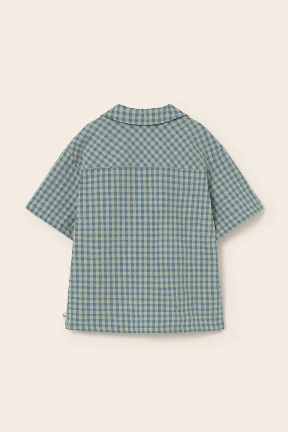 Boys Gingham Cotton Shirt