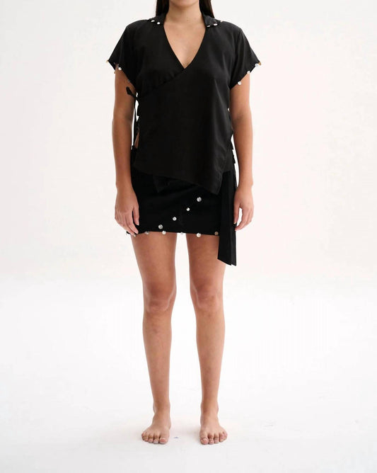 Carey Kimono-style Wrap Top