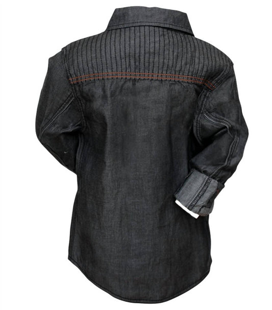 Kids Denim Chambray Shirt