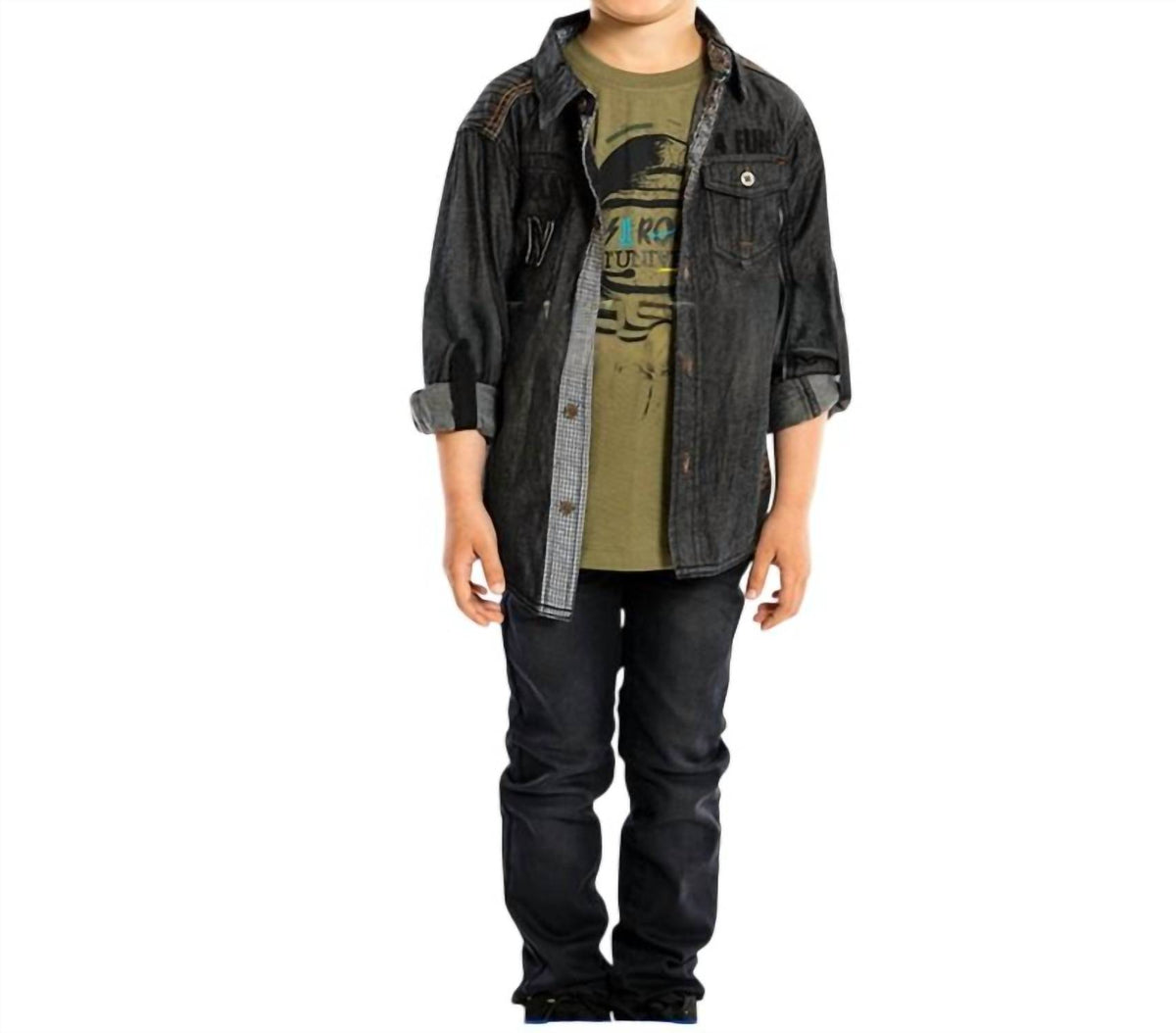 Kids Denim Chambray Shirt