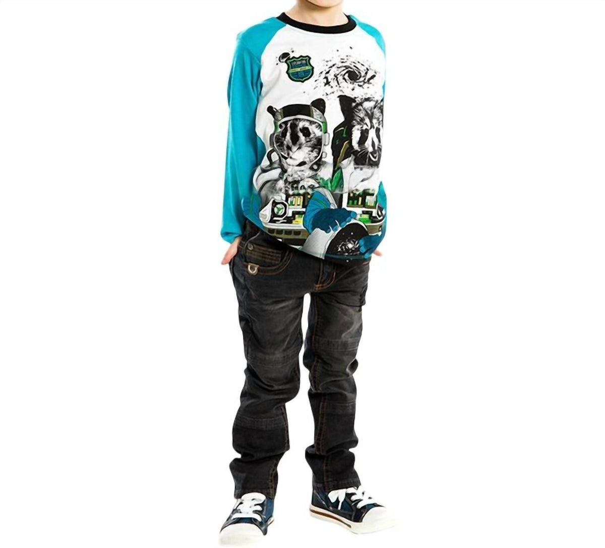 Kids Racoon Graphic T-shirt