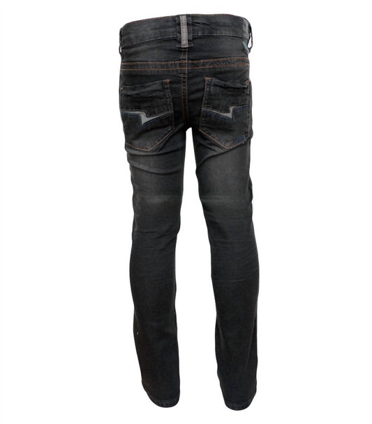 Kids Signature Snap Front Stretch Jeans