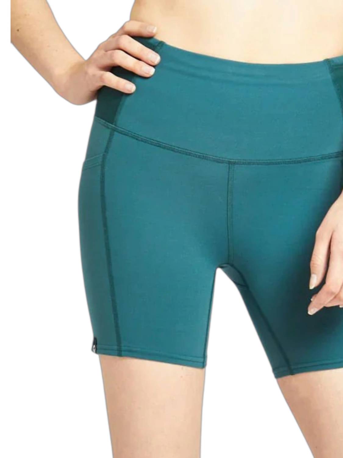 Oiselle Women's Pocket Jogger Shorts in Juniper - view 2