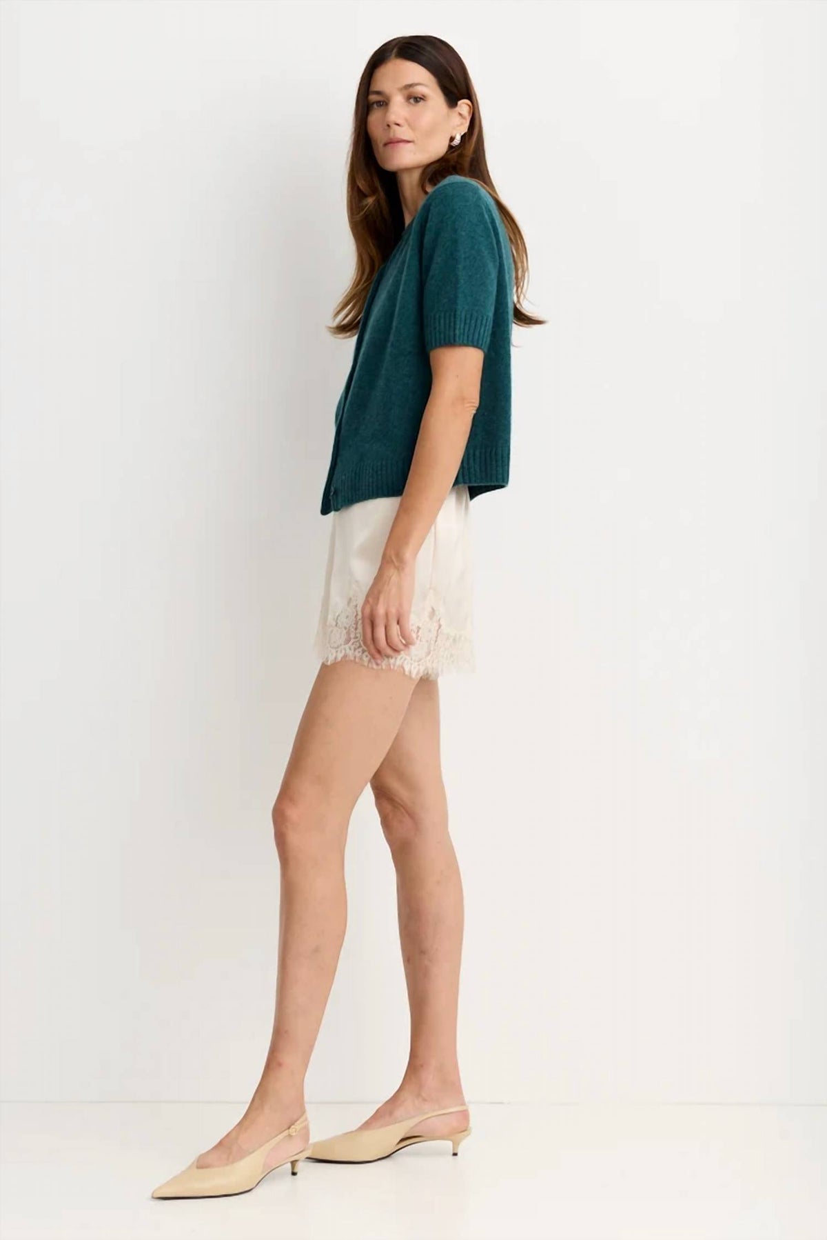Townes Cashmere Crewneck Cardigan
