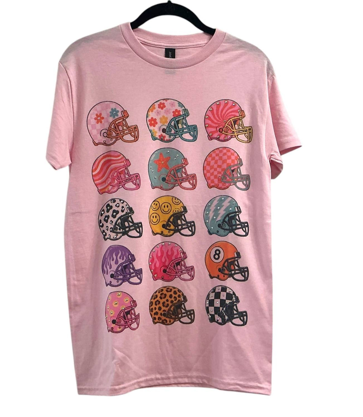 Retro-style Football Helmets Short Sleeve Tee