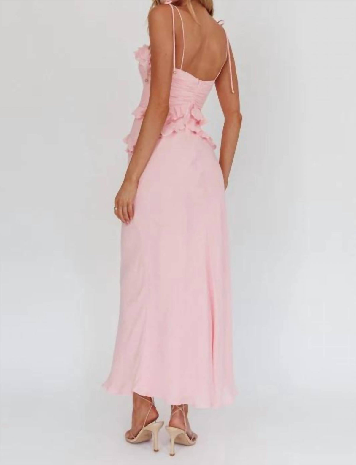 Ruffled Midi Dress
