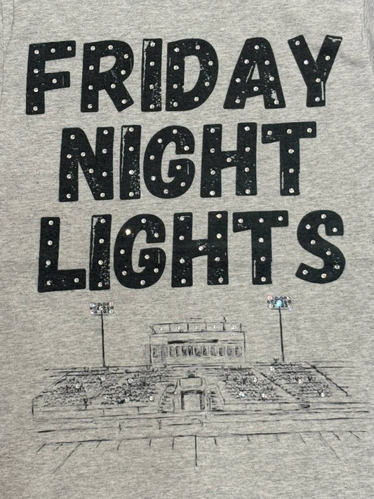 One & Only Women's Friday Night Lights Short Sleeve Tee in Grey - view 2