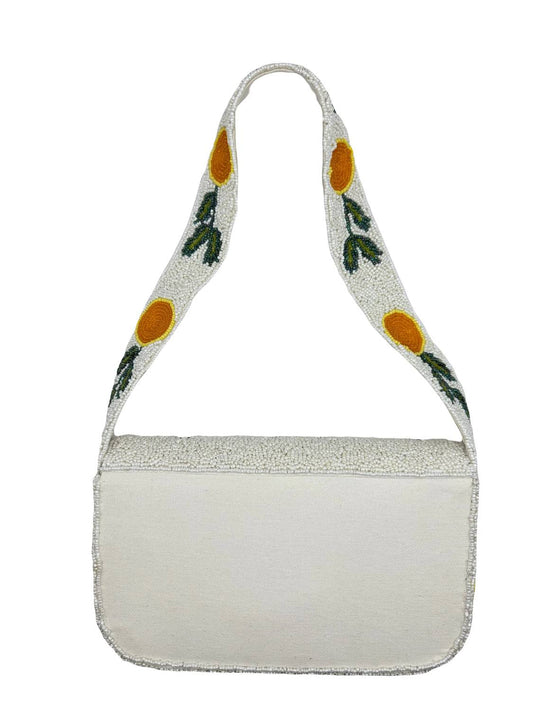 Women's Beaded Shoulder Bag