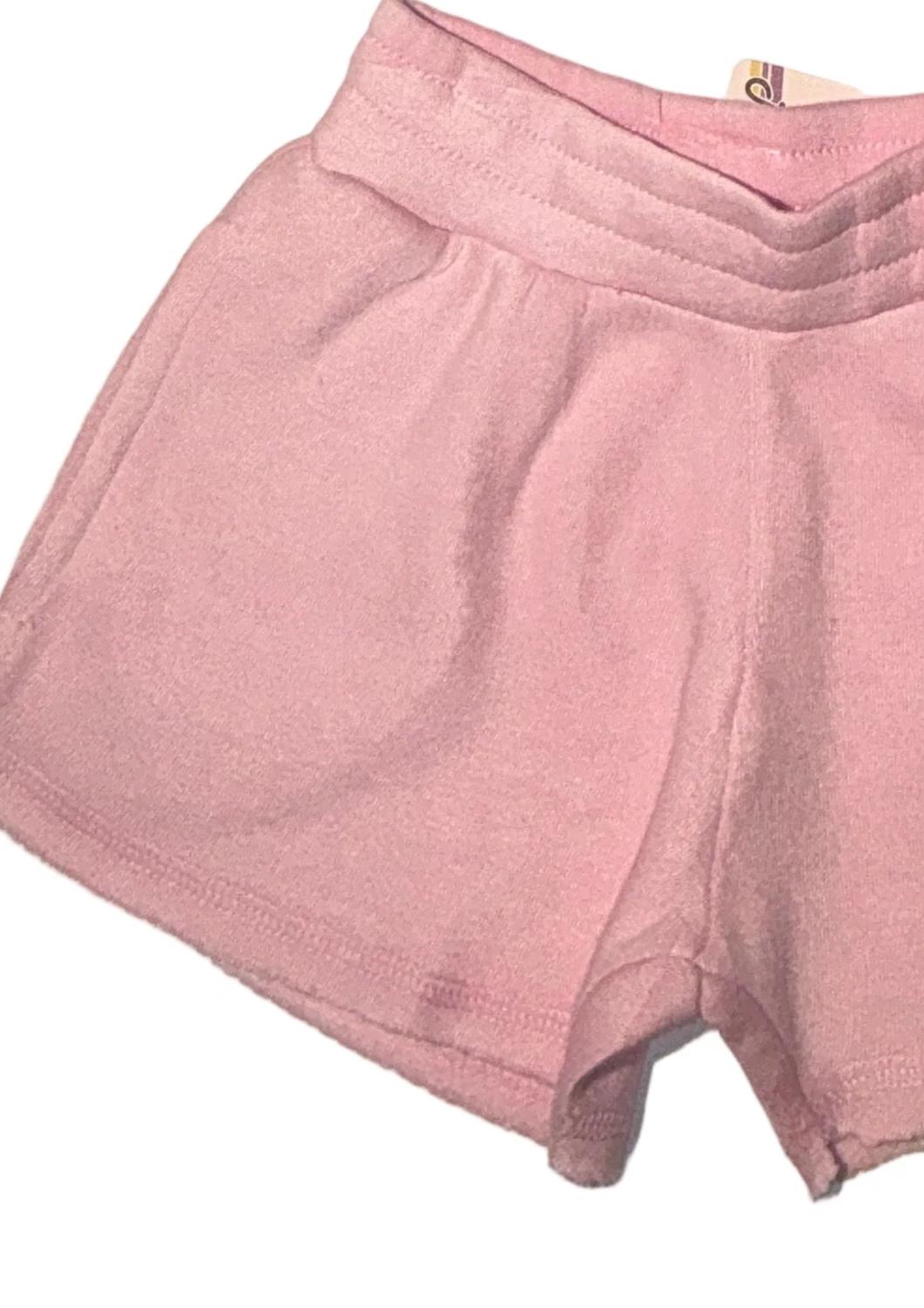 Girl's Happy Vibes Hoodie & Short Set