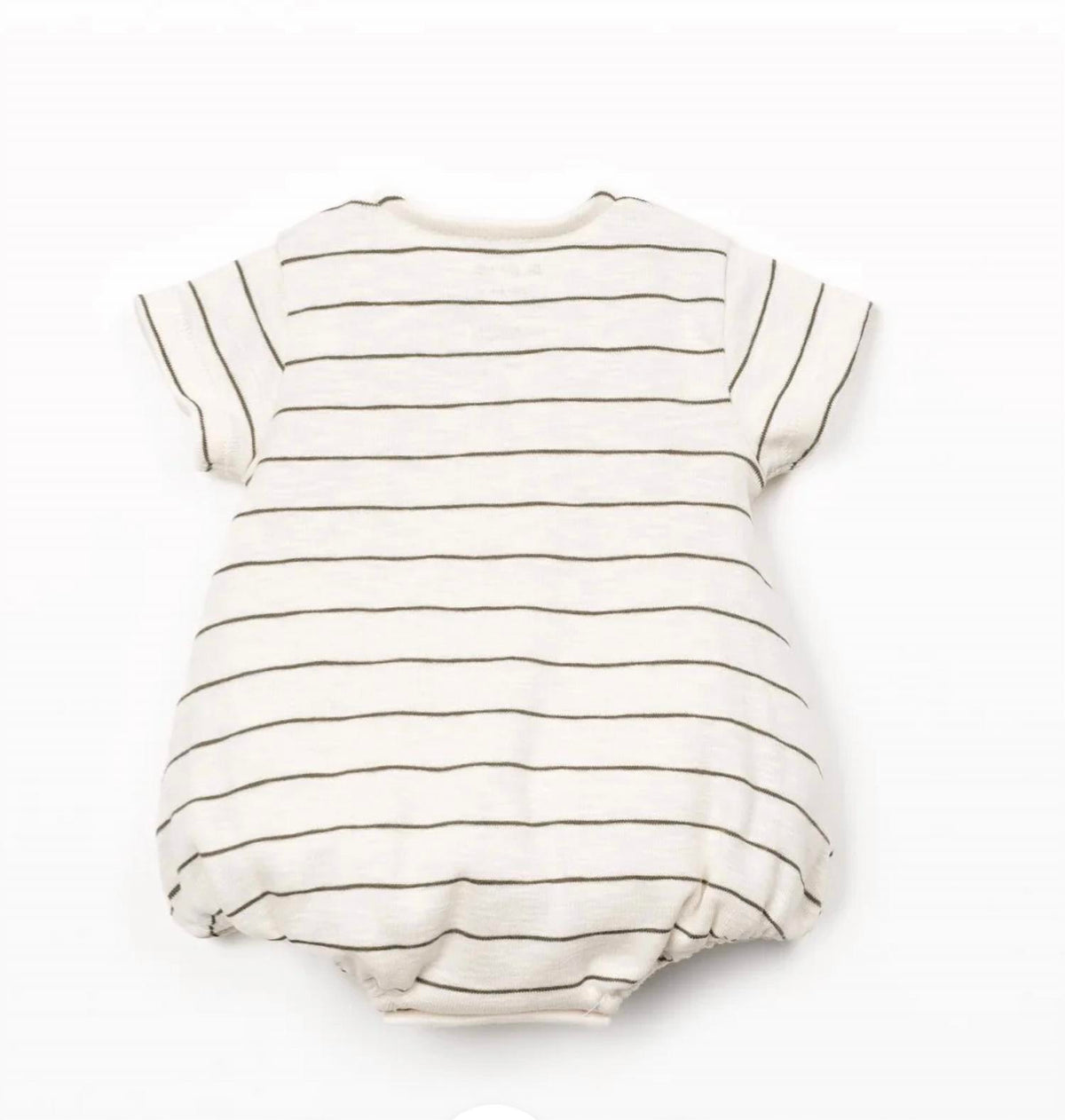 Baby's Striped Rib Flame Jumpsuit