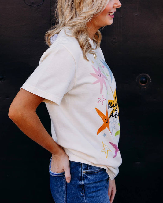 Poppy & Pine Women's Bright Idea Tee in Ivory - view 2