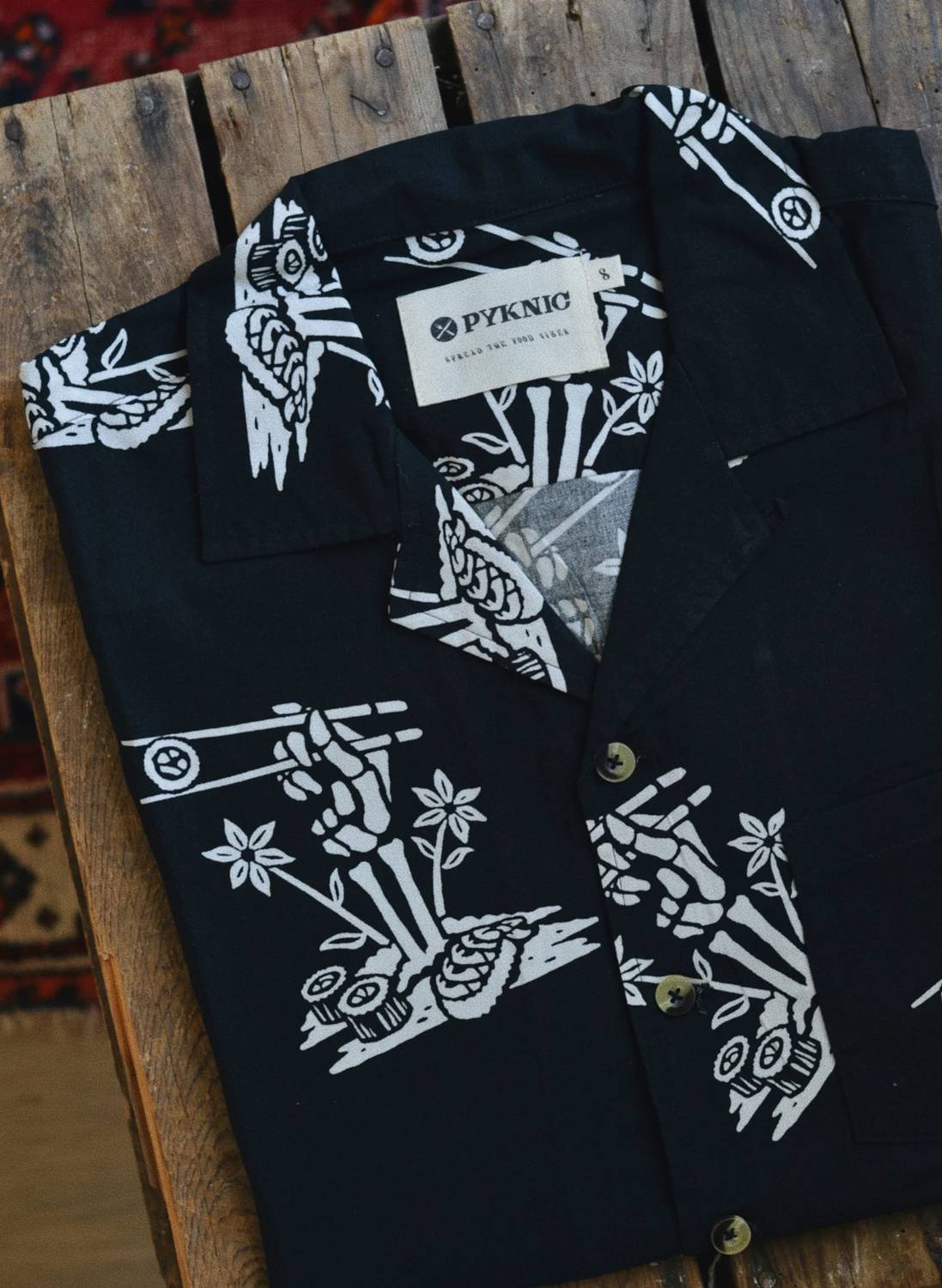 Rolling Deep Sushi Button-up Top
