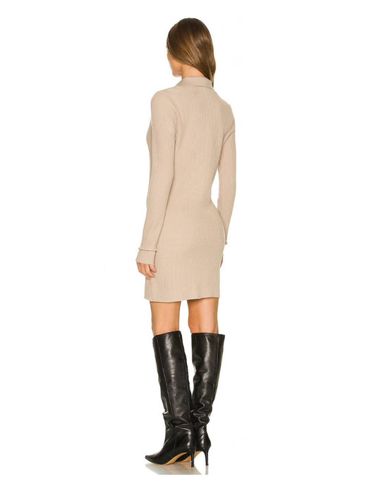Jumbo Stark Thermal Polo Mini Dress