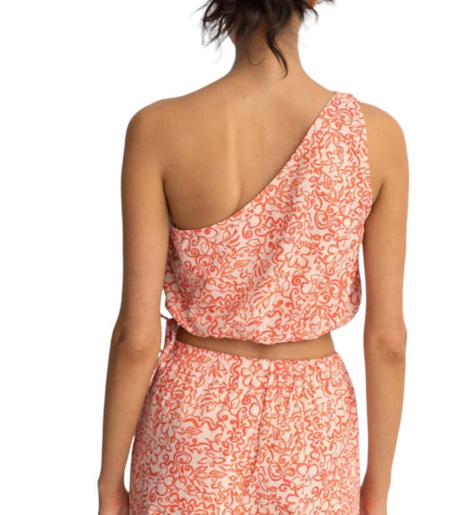 Islander Floral One Shoulder Top