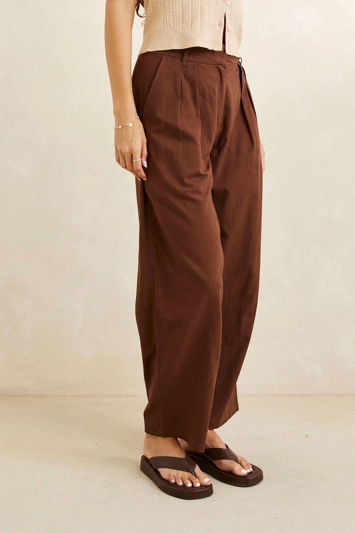 Venice Tailored Linen Pant
