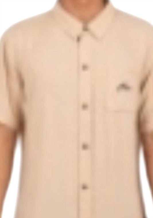 Razor Blade Short Sleeve Rayon Shirt