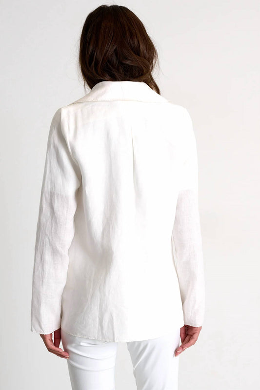 Long Sleeve Open Front Blazer