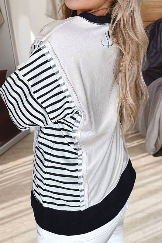 Raw Seam Loose Top