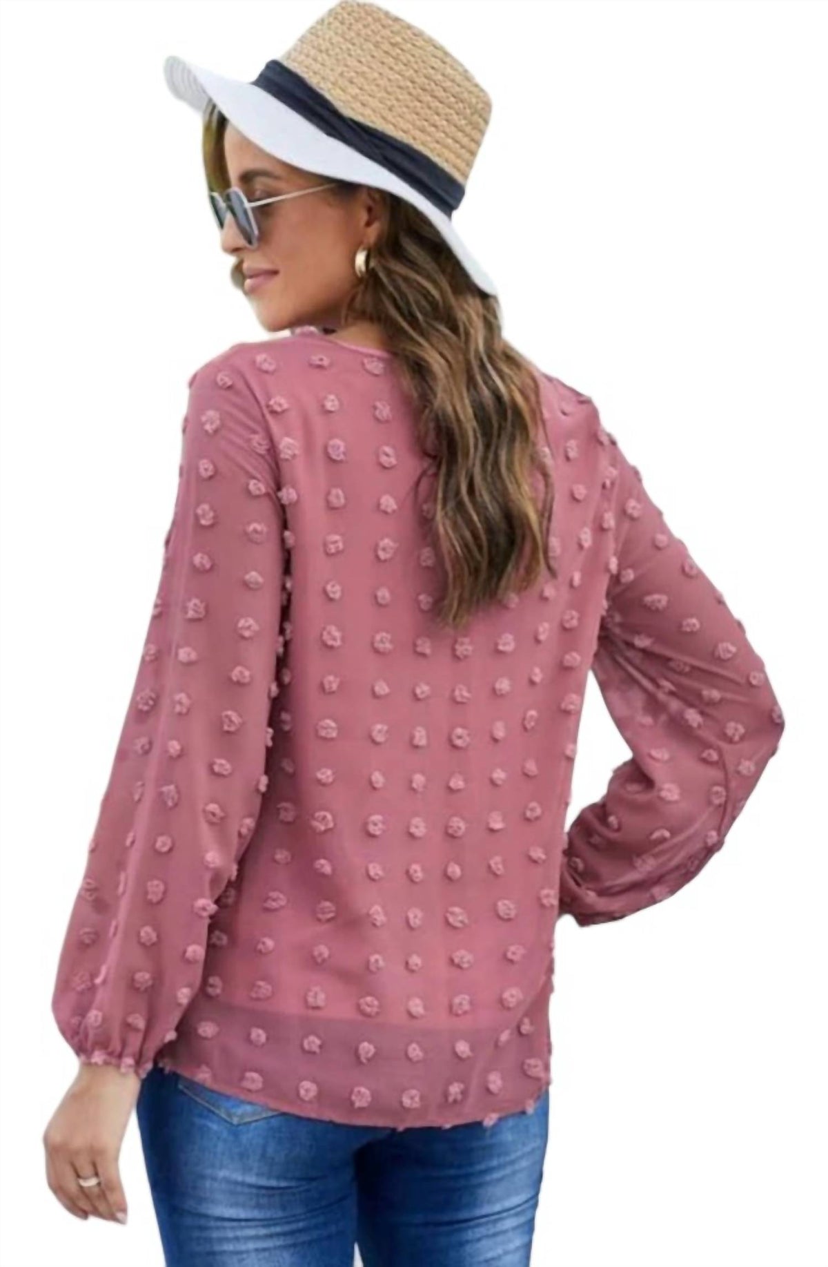 Swiss Dot Blouse