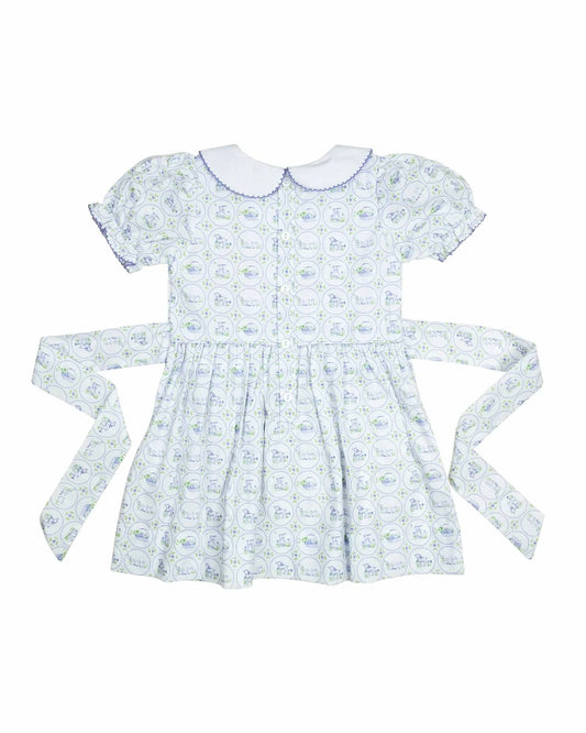 Kid's Easter Toile Dress