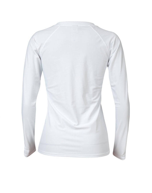 LADIES ZIP FRONT RASH TOP